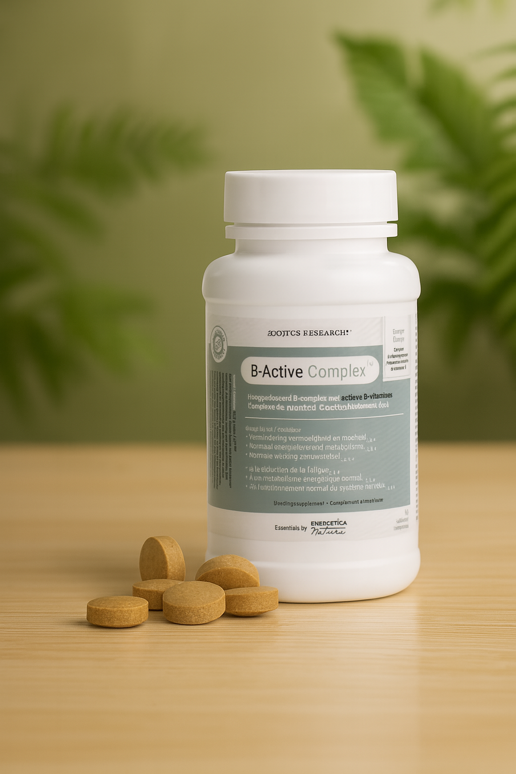 B active complex - Vitamine B - 90 comp - Vitalité - Clarté mentale - Energetica Natura
