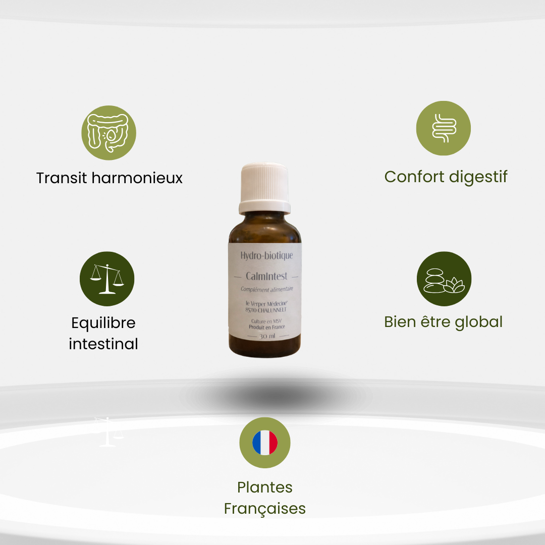 CalmIntest Hydro-Biotique – Confort Digestif & Équilibre Intestinal - Verger Medicine