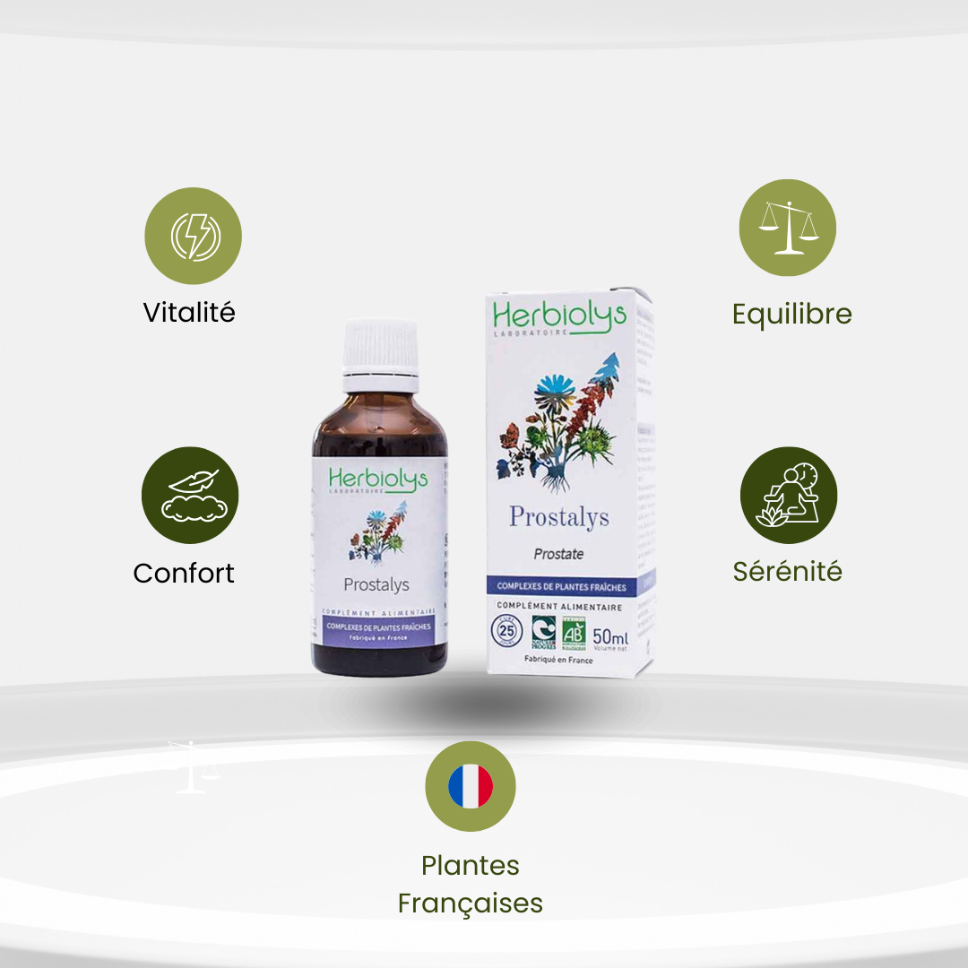 Prostalys Bio – Confort Urinaire & Équilibre Masculin - Herbiolys