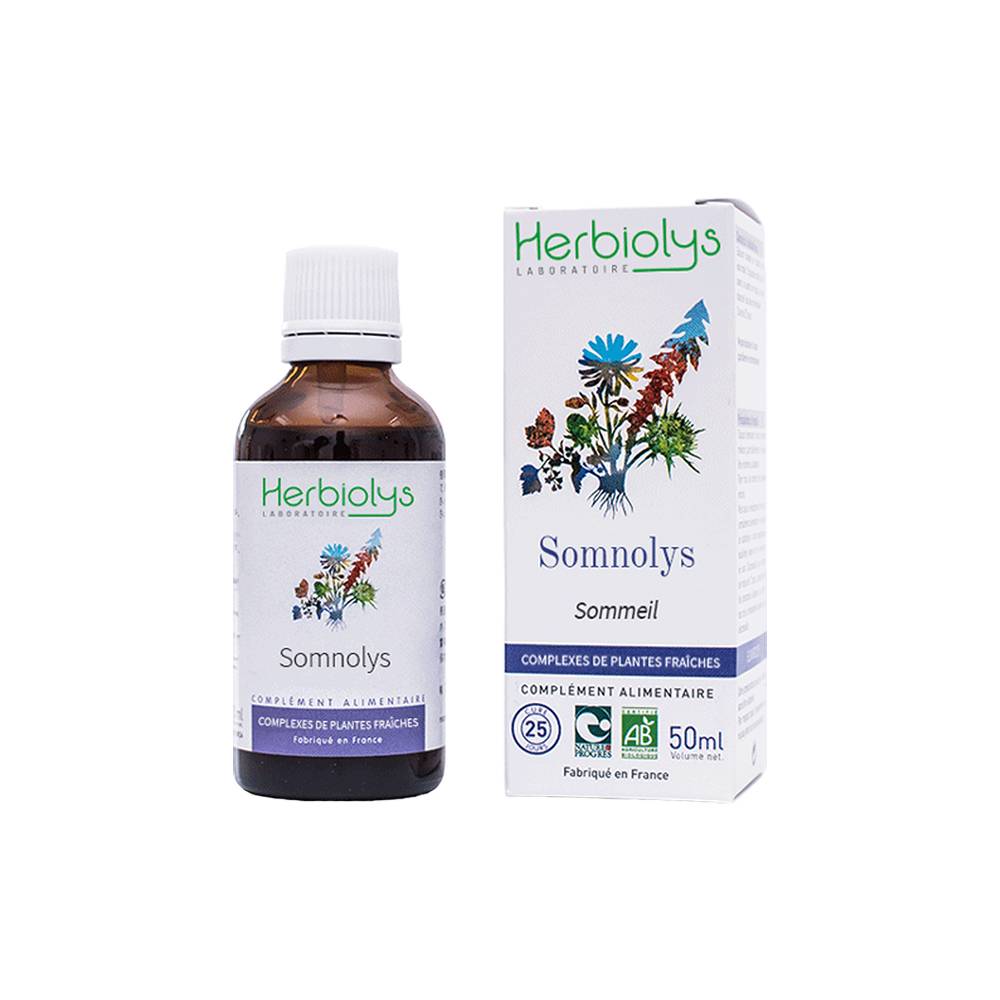 Somnolys - Complexe de Bourgeons et Plantes fraîches Bio - Herbiolys