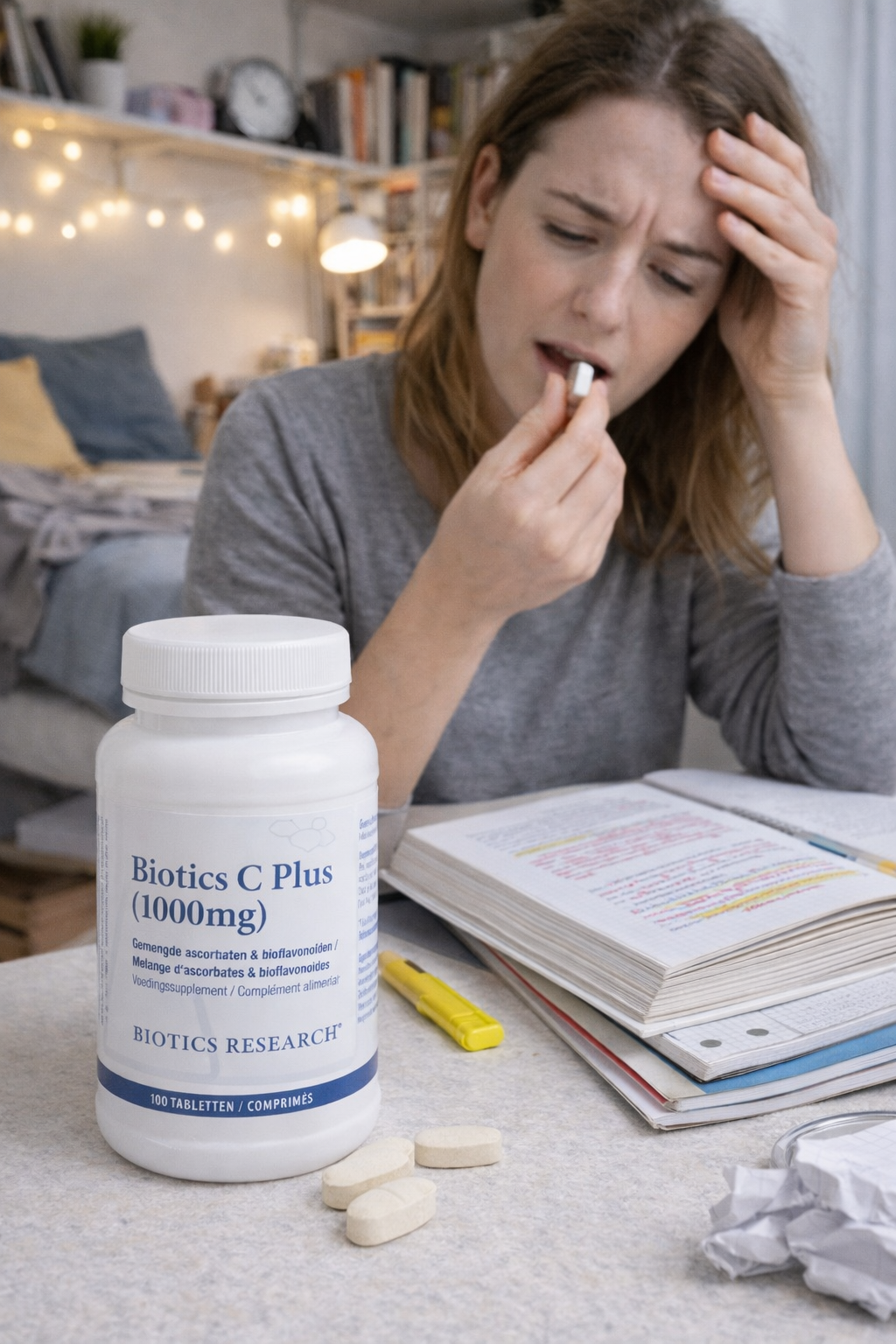 Biotics C Plus 1000 mg – Immunité, Énergie, Antioxydant  - Vitamine C douce + Bioflavonoïdes - Energetica Natura