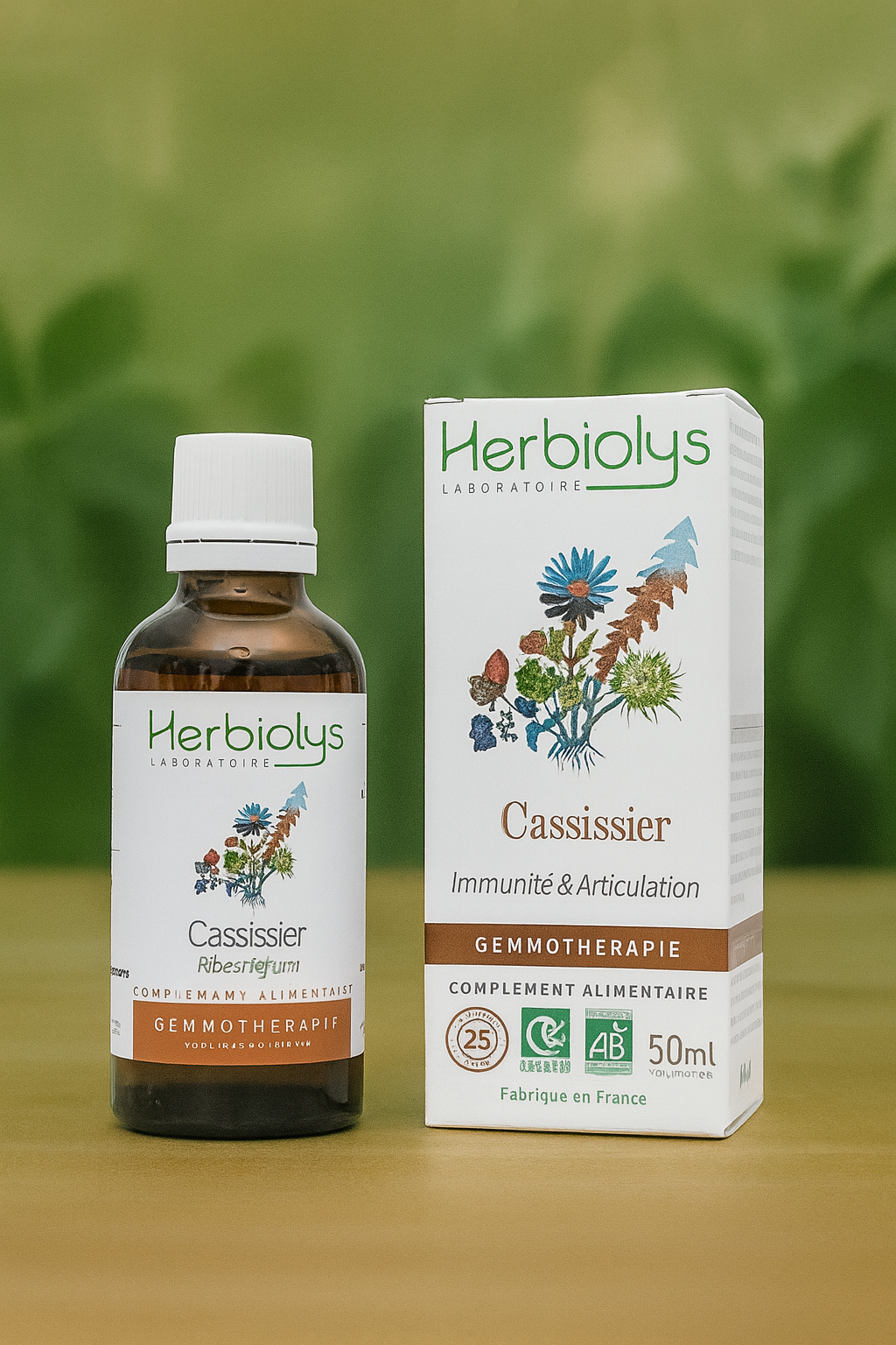 Cassissier - Bourgeon Bio - Antioxydant et vitalité - Gemmothérapie - Herbiolys