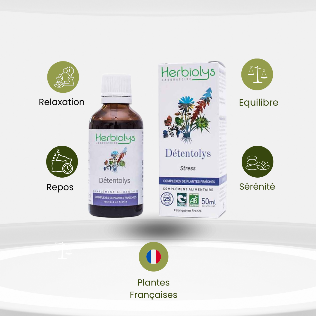 Détentolys Bio – Relaxation & Équilibre Nerveux Naturel - Herbiolys