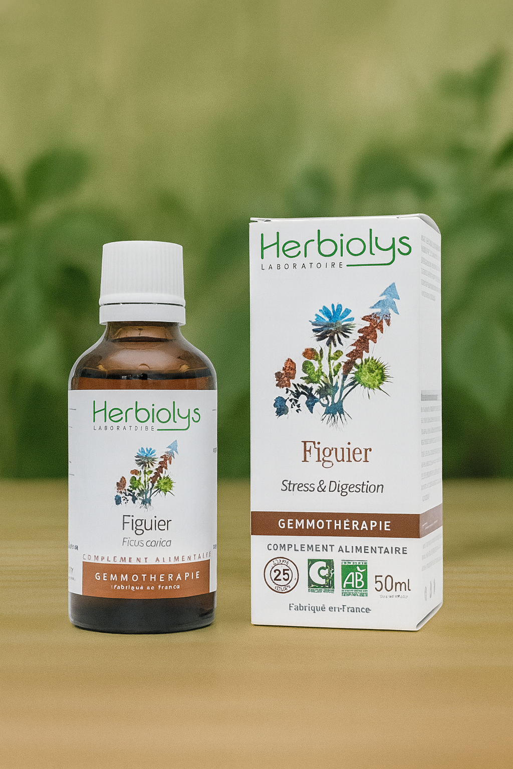 Figuier - Bourgeon Bio - Régulateur du système nerveux et digestif - Gemmothérapie Herbiolys