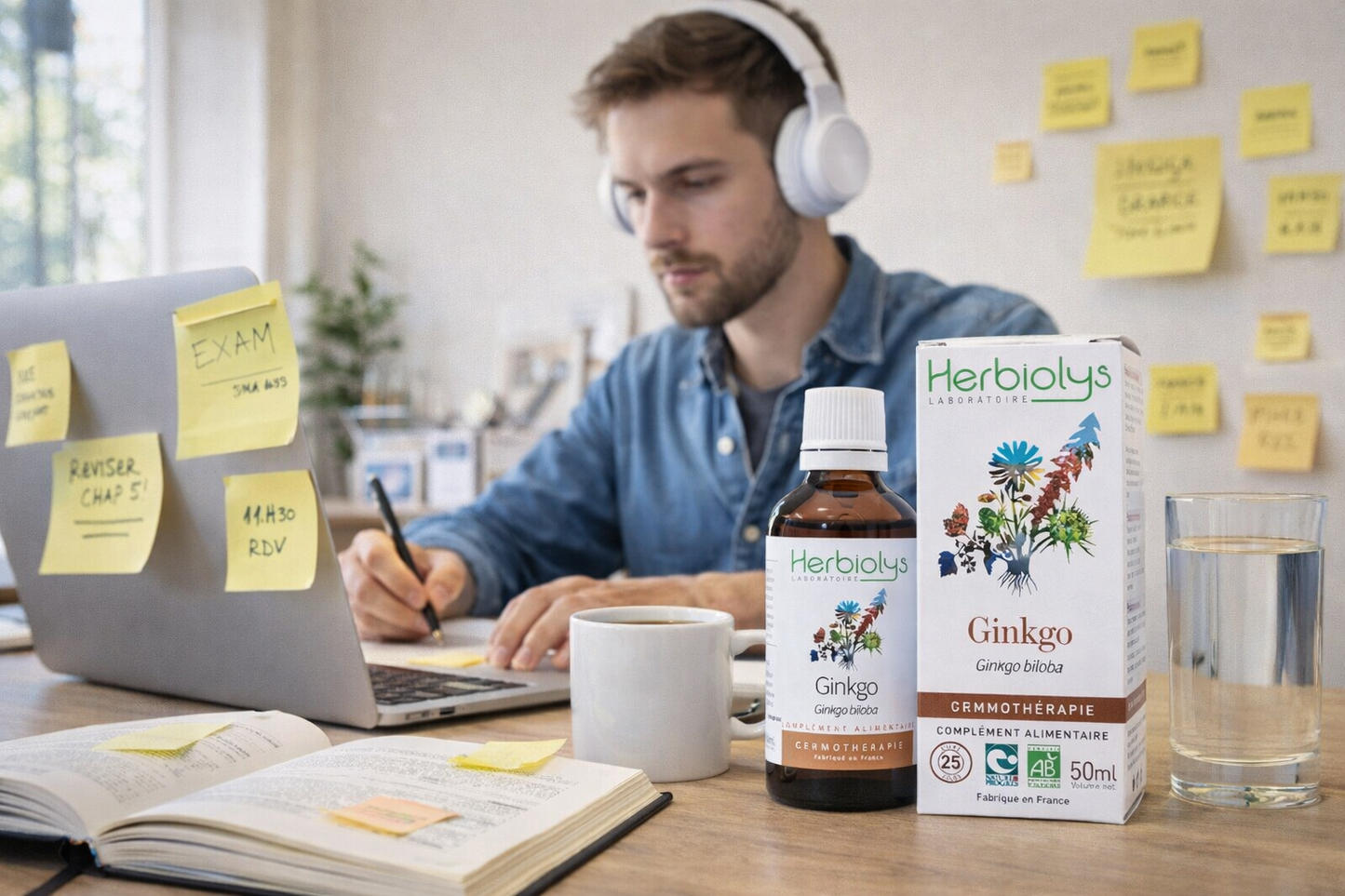Bourgeons de Ginkgo Bio – Concentration, Mémoire & Microcirculation - Herbiolys