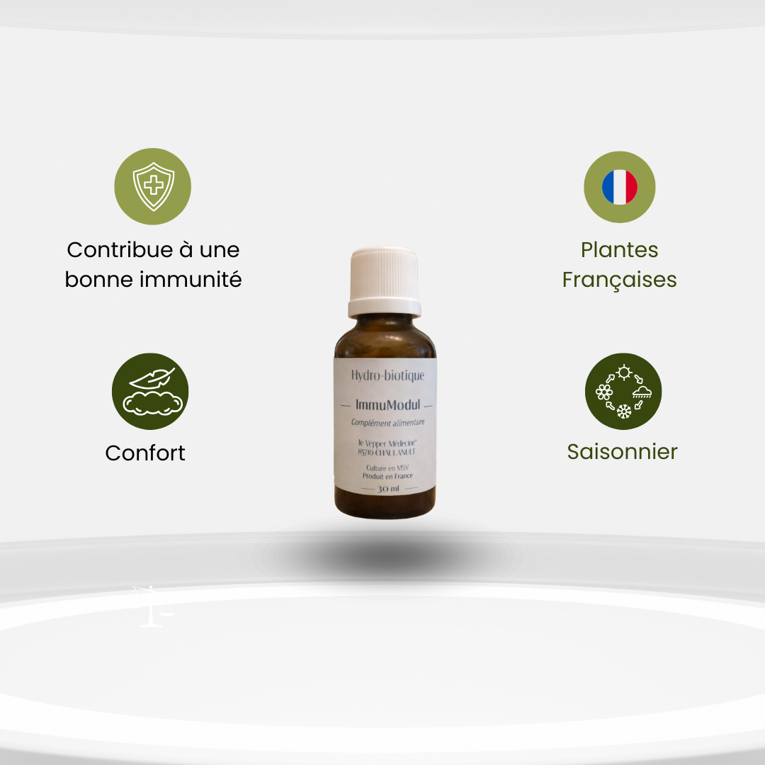 Immumodul Hydro-Biotique – Équilibre & Soutien Naturel du Système Immunitaire - Verger Medicine