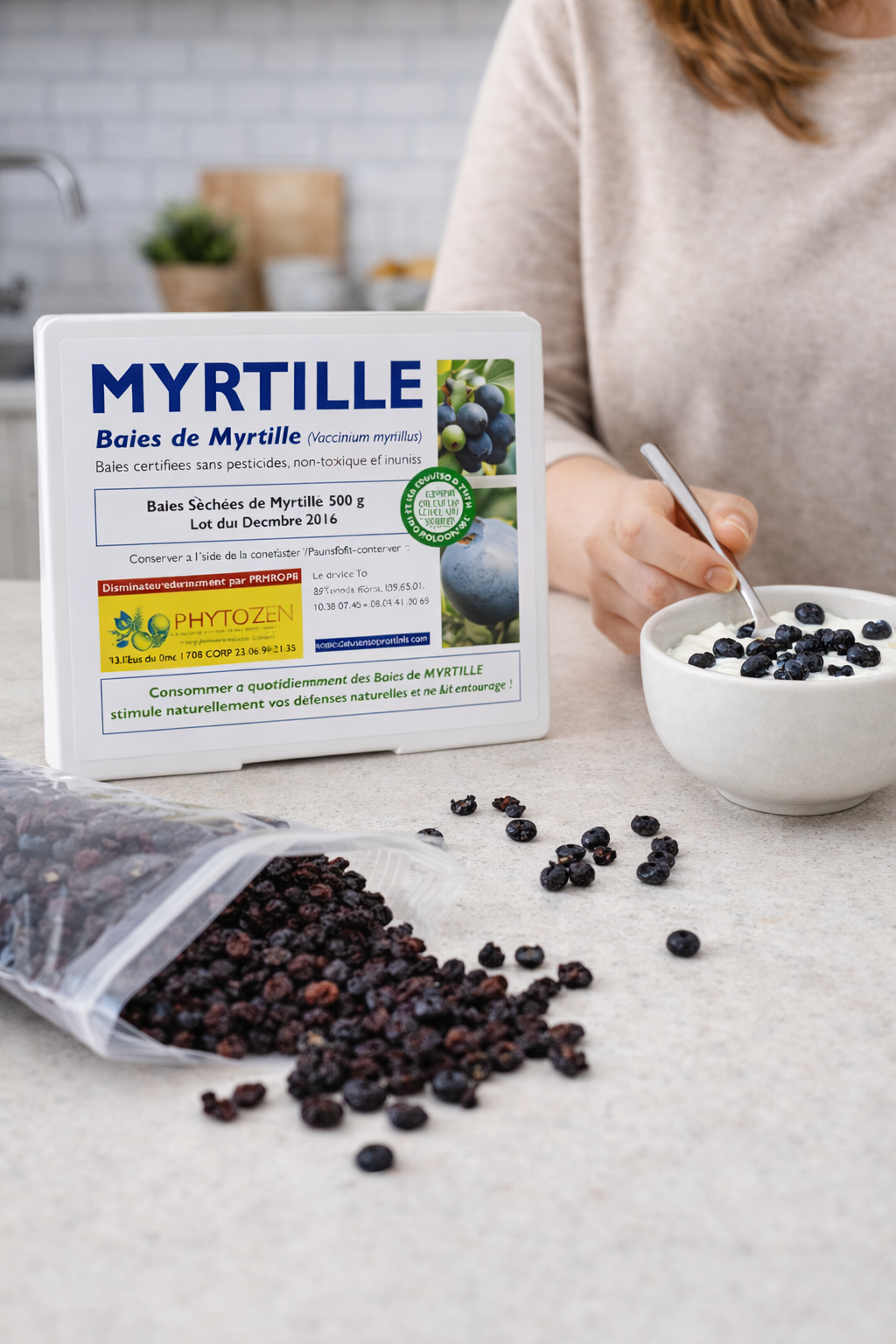Baies de Myrtille Bio – Santé Oculaire, Antioxydants & Mémoire | Phytozen