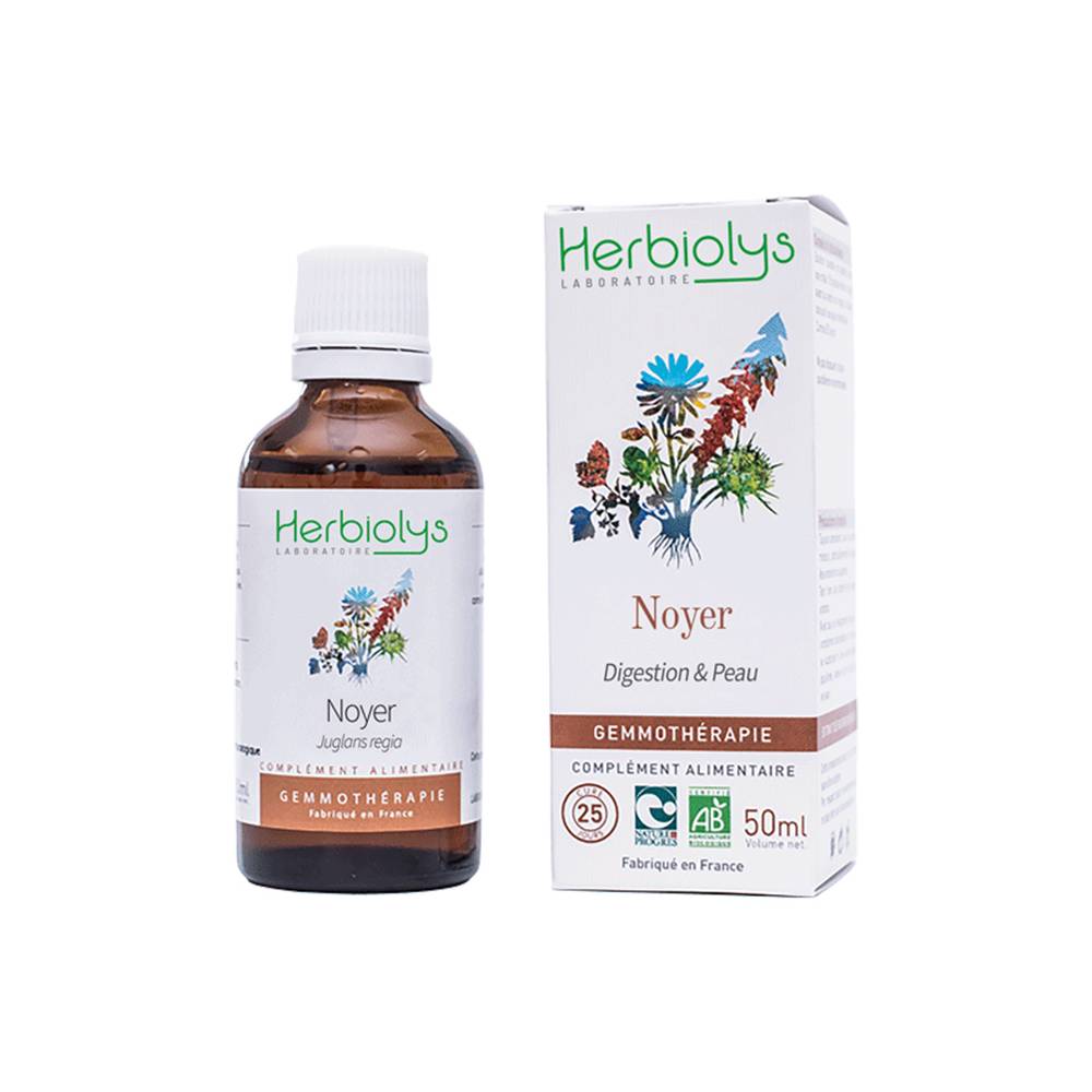 Noyer - Bourgeon Bio - Gemmothérapie Herbiolys