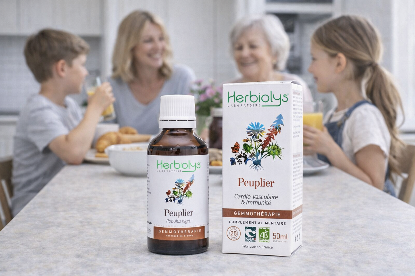 Bourgeons de Peuplier Noir Bio – Immunité & Protection Vasculaire - Herbiolys