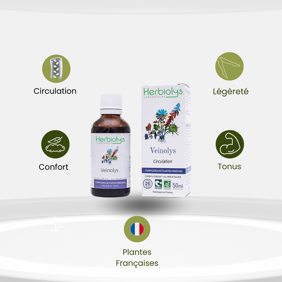 Veinolys Bio – Complexe Circulation & Jambes Légères - Herbiolys